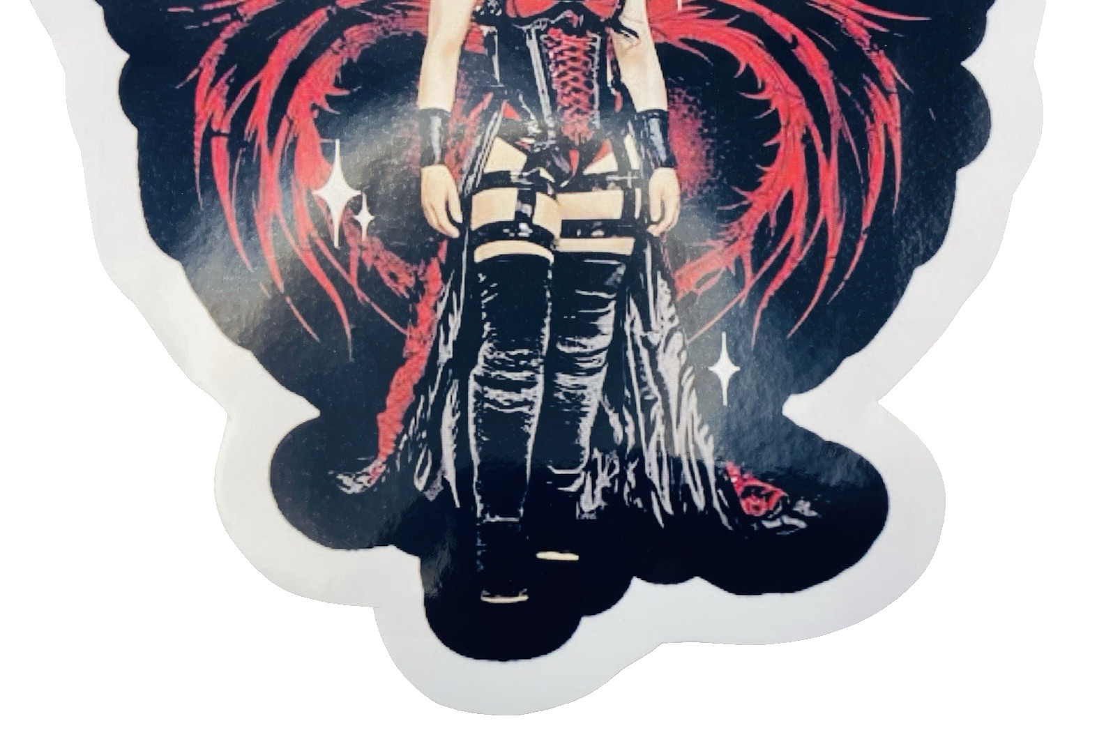 Female Wrestler Water Resistant Laptop Vinyl Sticker Xbox Car Decal