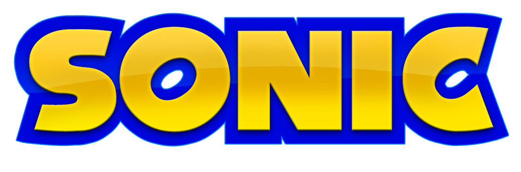 Sonic sticker logo the hedgehog sega genesis weatherproof bumper vinyl decal