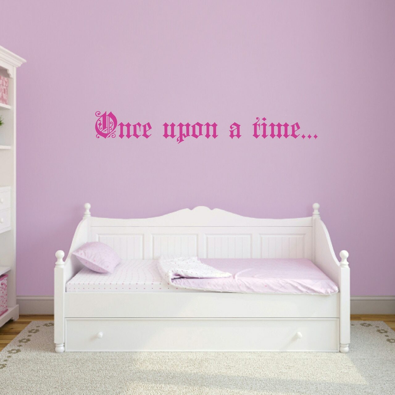 Once Upon A Time Wall Decal – Kids, Nursery, Fairy Tale, Vinyl Wall Sticker