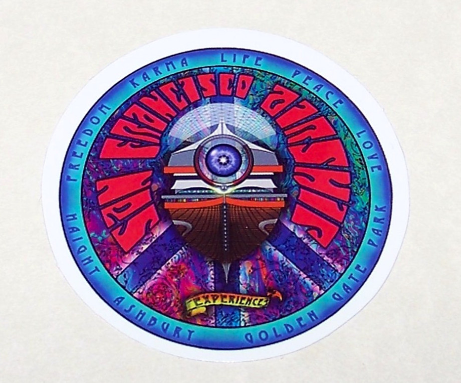 San Francisco Airship – Cut Sticker Decal Band Music Rock Jefferson Airplane