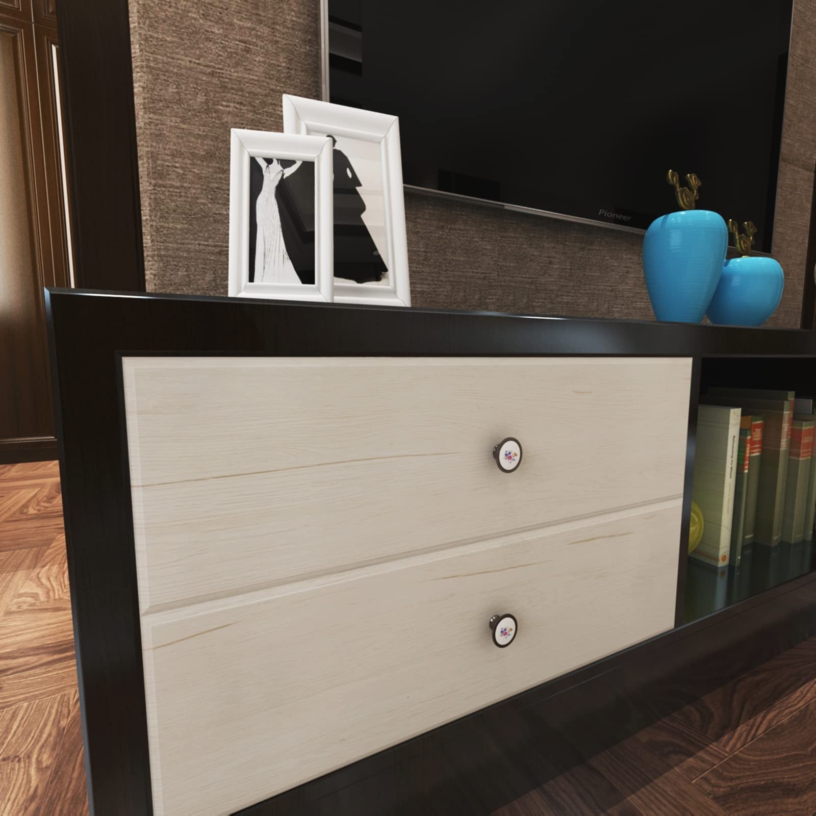 White Wood Grain Peel and Stick Wallpaper Light Cream White Wood Contact Pape…
