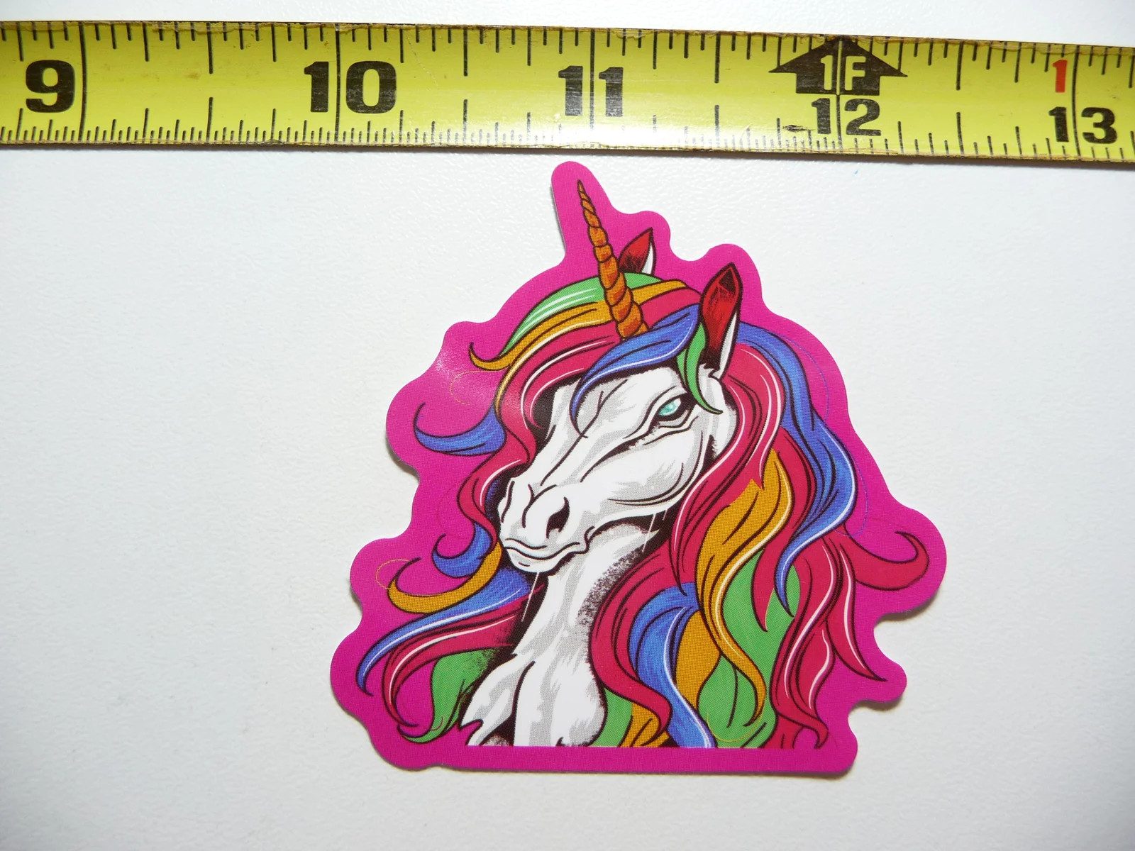 MAJESTIC COLORFUL MANE UNICORN SMALL STICKER DECAL PLAYFUL DECORATION FUN