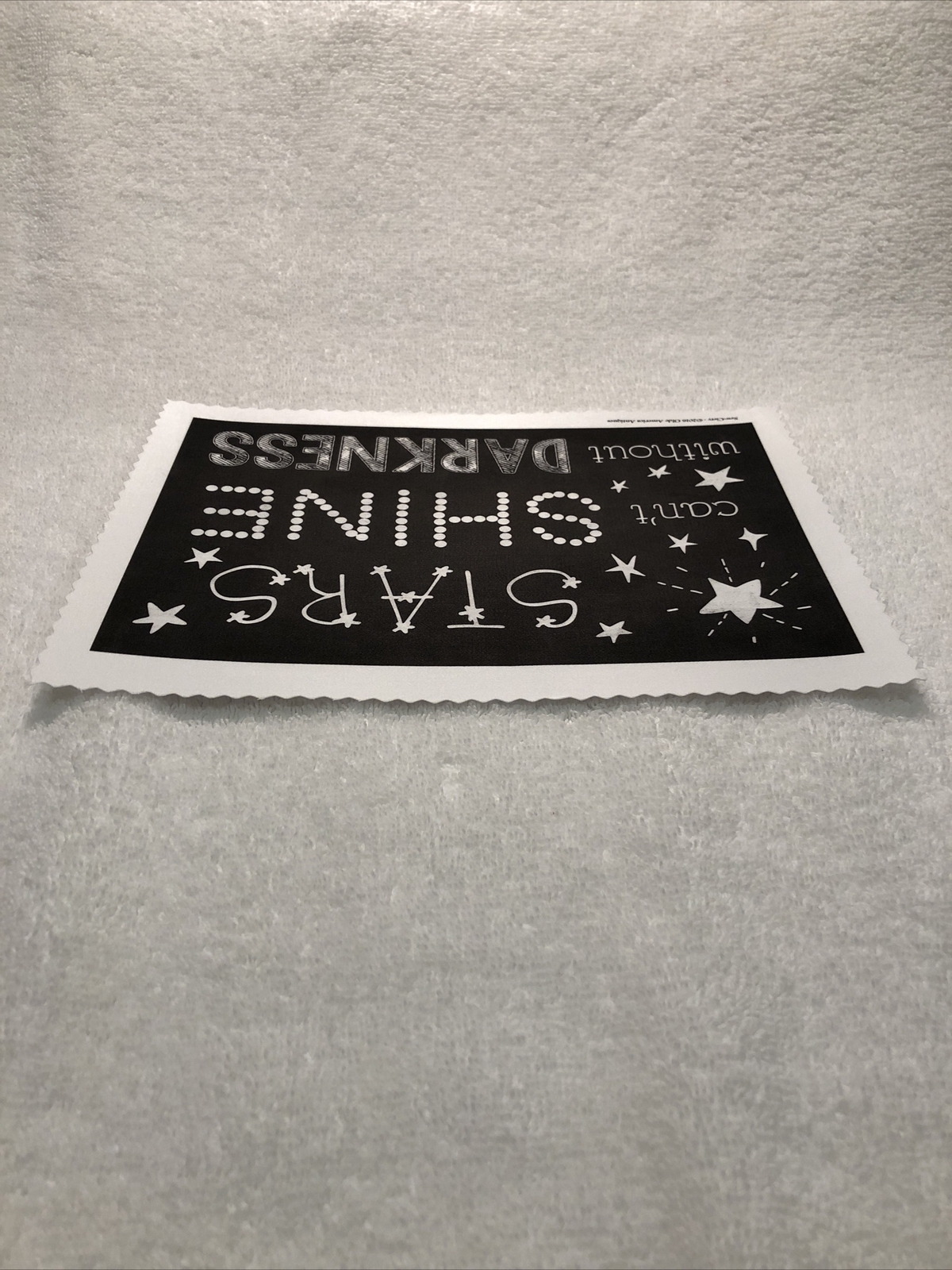 Stars Can't Shine Without Darkness Giclee Fine Art Print on Cloth Ready-To-Sew!!