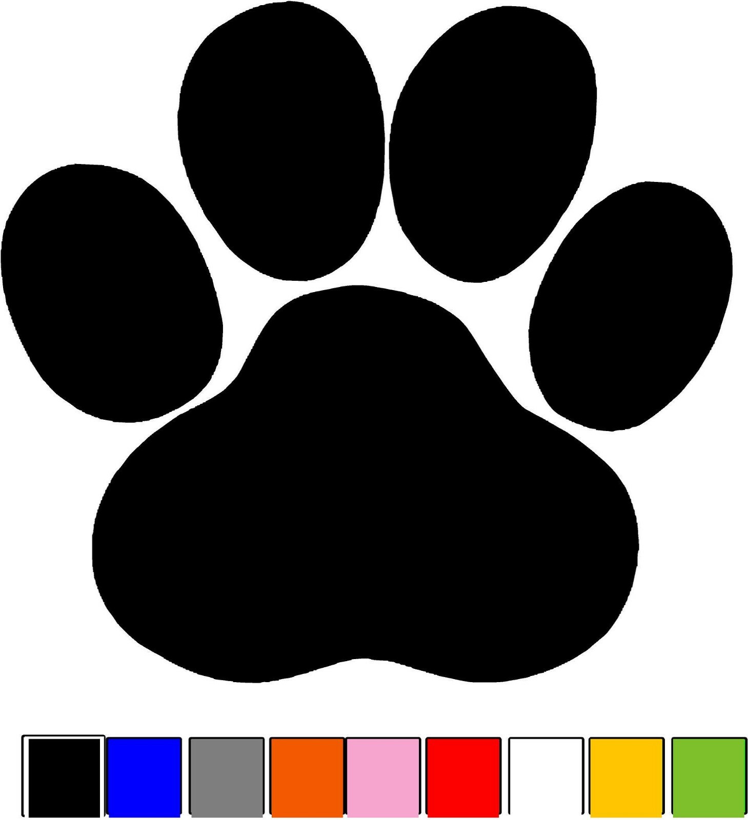 Paw Print Animal Dog Cat Vinyl Die Cut Car Decal Sticker-FREE SHIPPING