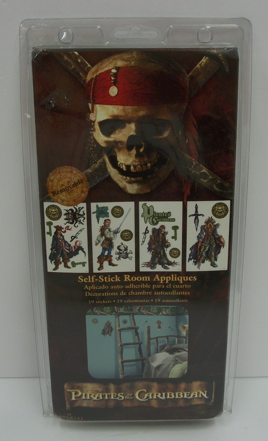 Imperial Self Stick Room Appliques Wall Decor Stickers Pirates of the Caribbean