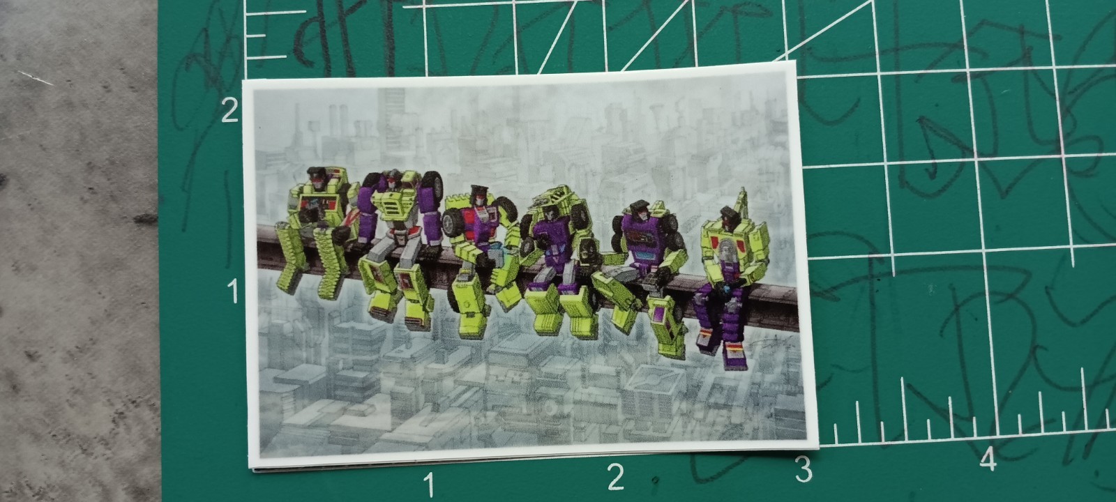 TRANSFORMERS X CONSTRUCTICONS VYNIL STICKER 2X3