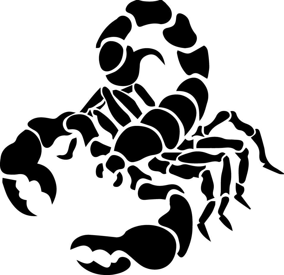 4in Scorpion Decal Window Bumper Sticker Car Decor Desert Bug Emperor Sting