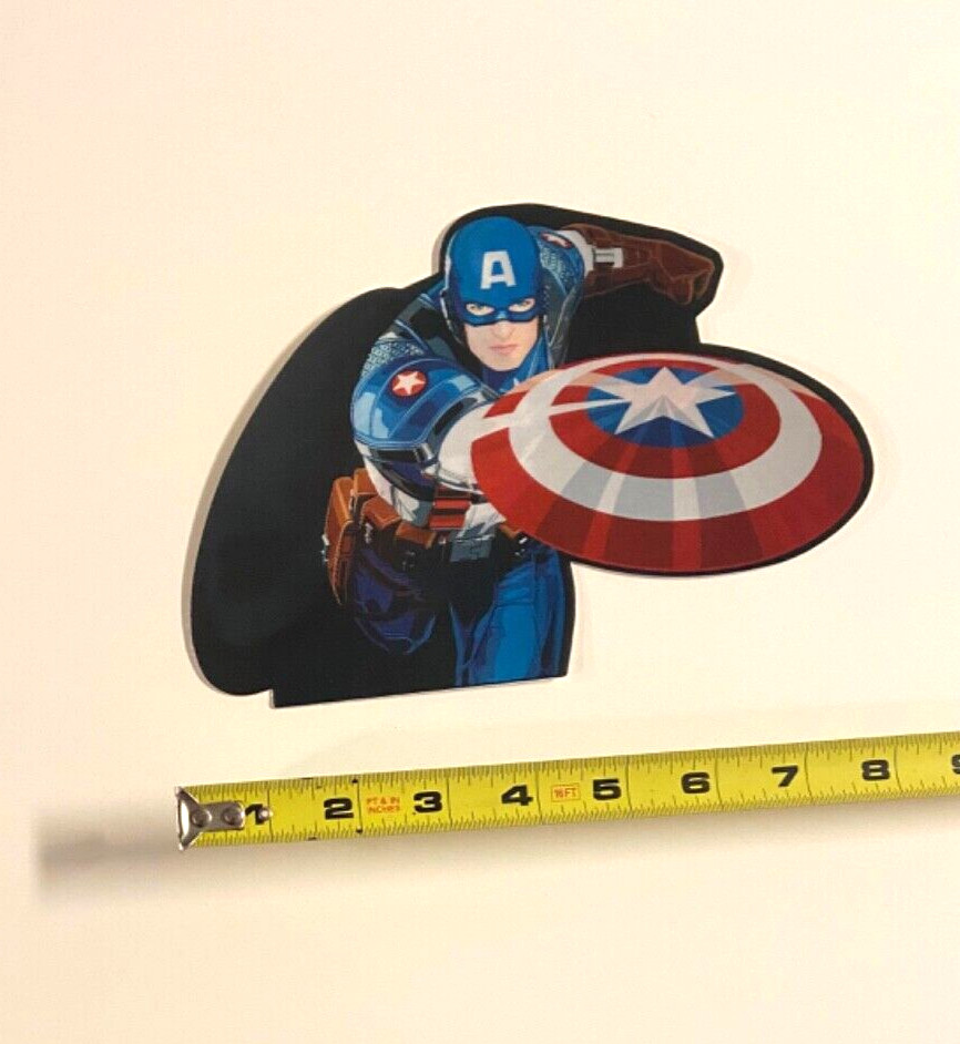 Captain America Motion Image Changing Sticker Marvel Avengers Shield Superhero
