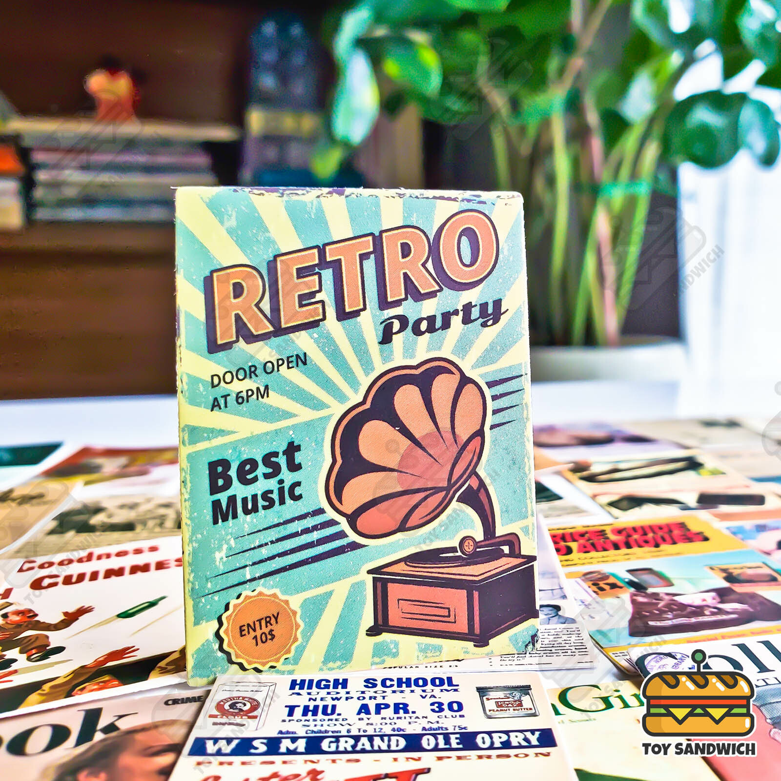 50 pcs "Retro Vintage Posters" Sticker Pack Flash Gordan Pinup 50s 60s 70s Decal
