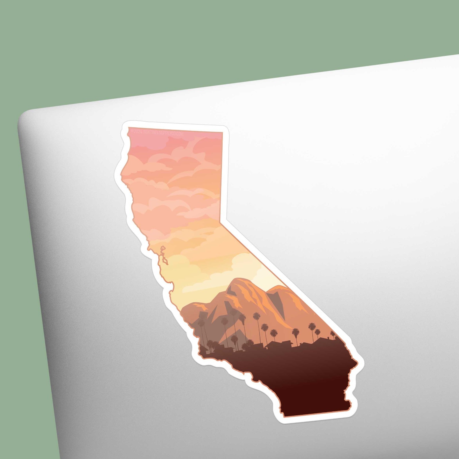 Southern California Sunset Sticker