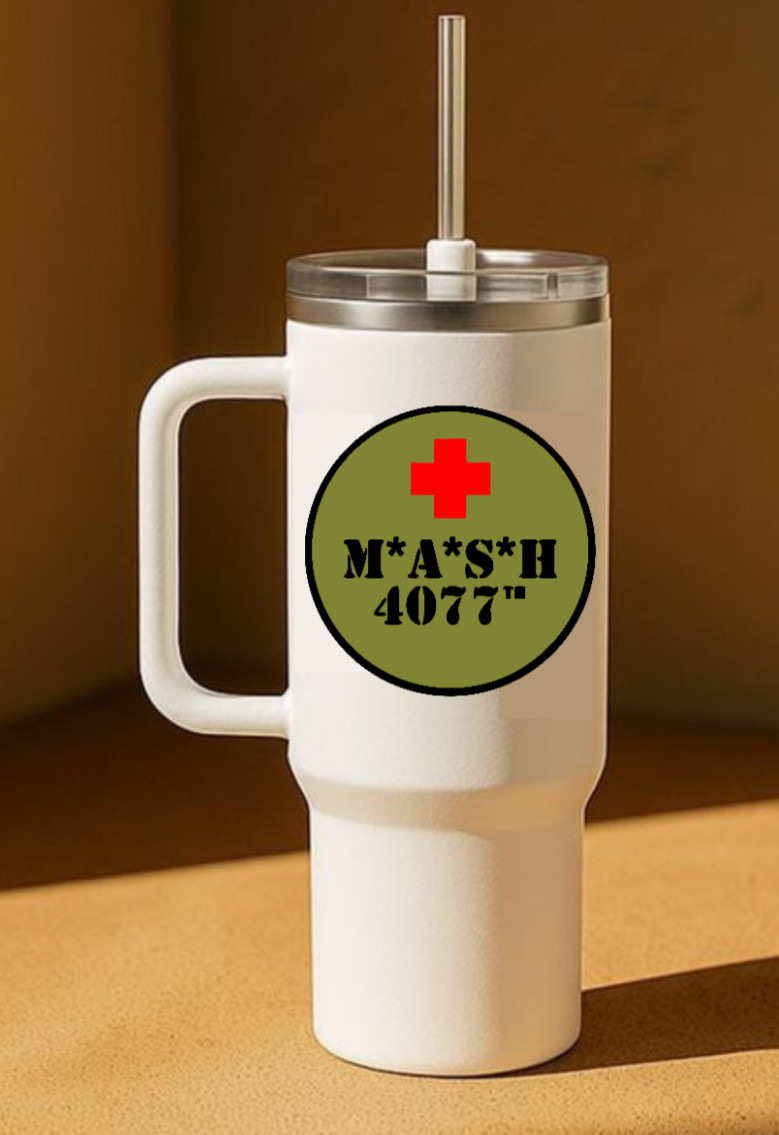 MASH 4077th (Classic TV) 4" Vinyl Decal Car Truck Cooler Laptop Bar Grill Smoker