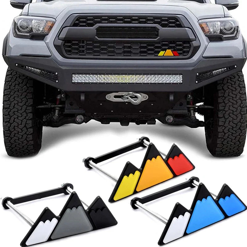 TRD Tri-Color Grille Badge Emblem for Toyota Tacoma / Tundra / 4Runner / Highlan