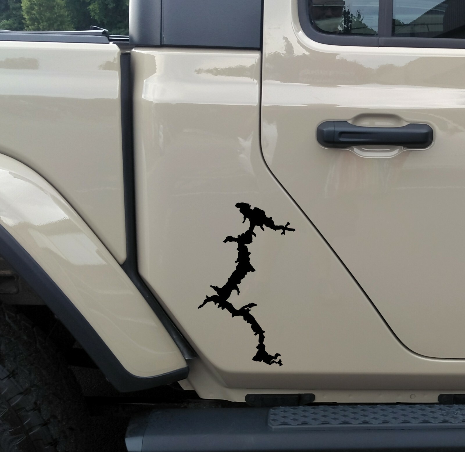 Lake Coeur d'Alene Vinyl Decal – CDA Idaho PNW Beauty Bay Twin – Die Cut Decal