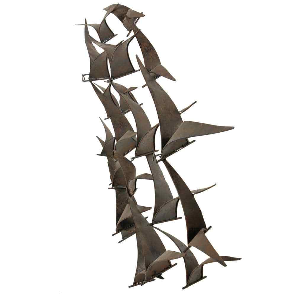 Flight Birds Metal Wall Modern Abstract Contemporary Home Decor Art Sculpture