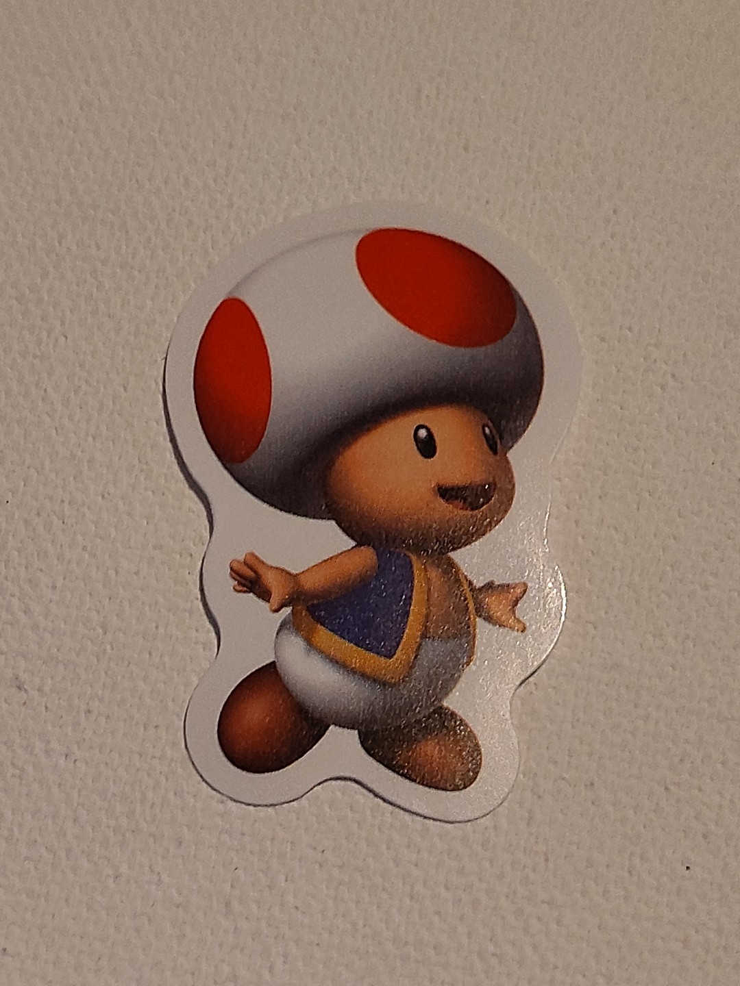 Toad, Super Mario, Nintendo, Fun Adorable Glossy Vinyl Sticker, Decal 1.75"