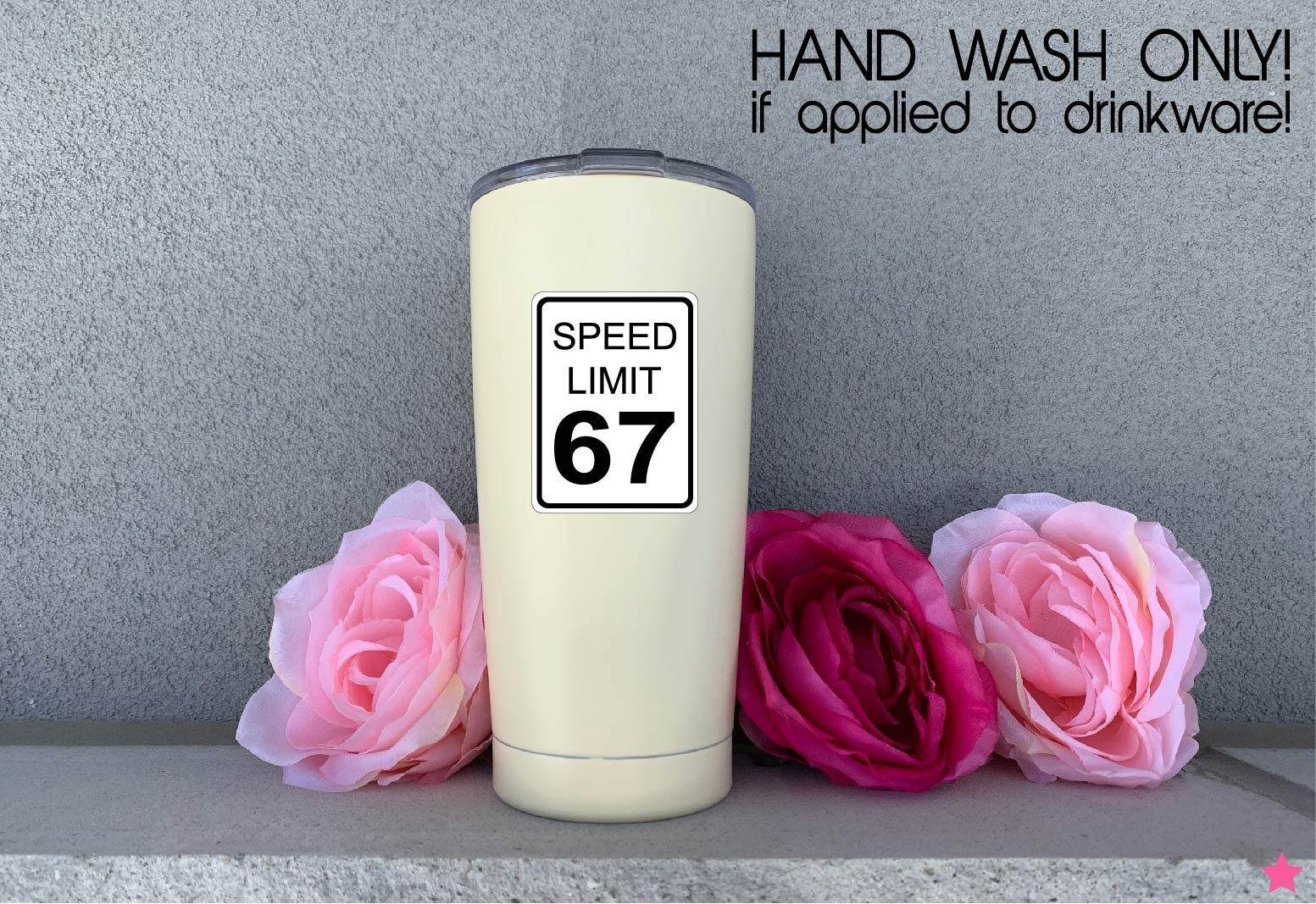 Speed Limit 67 Decal Sticker Meme Trending Trend Post 6 7 Teen Gift Get Lost Mi