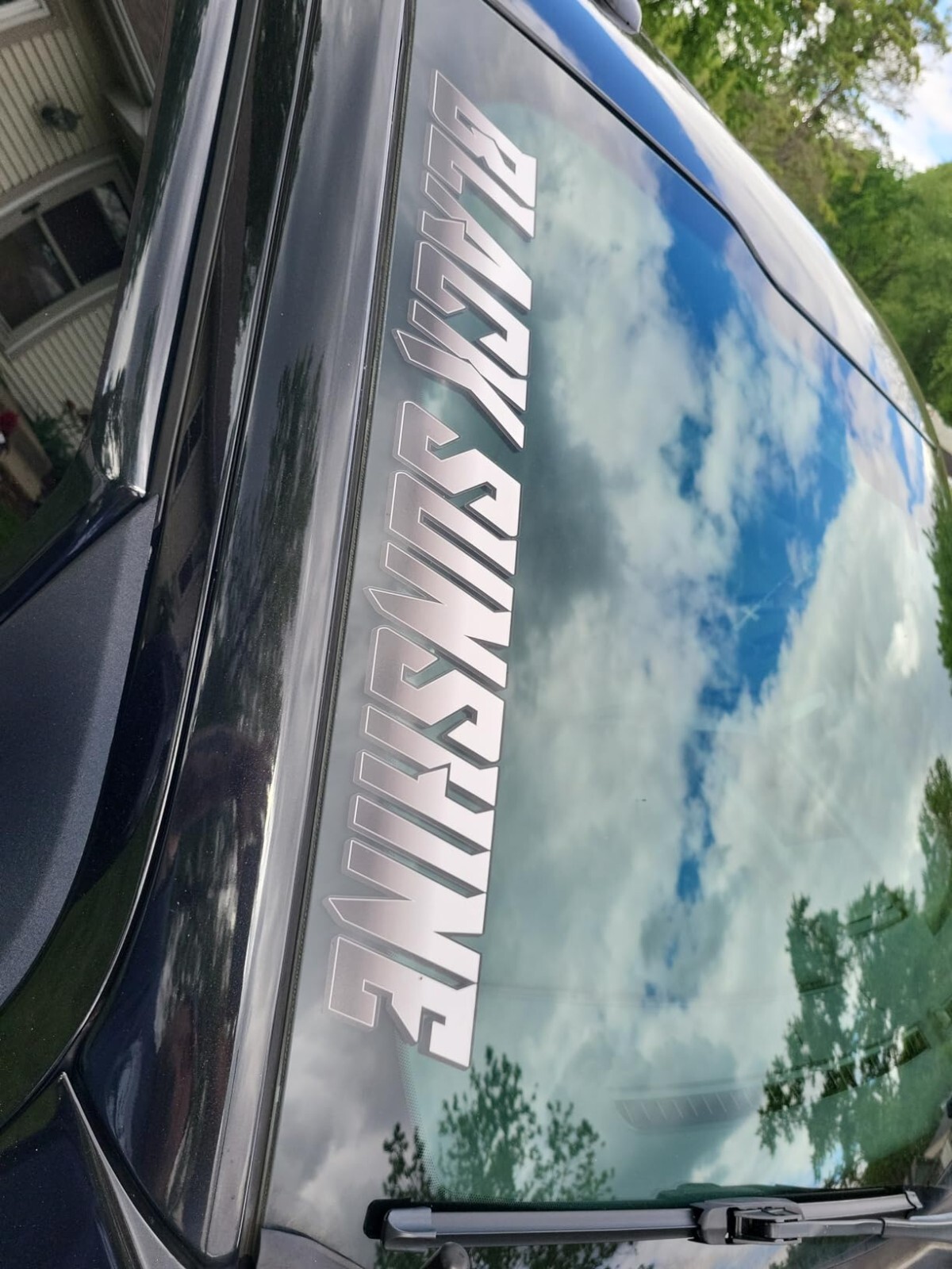 Custom Windshield Decal, Personalized Premium Automotive Vinyl text graphic CTDB