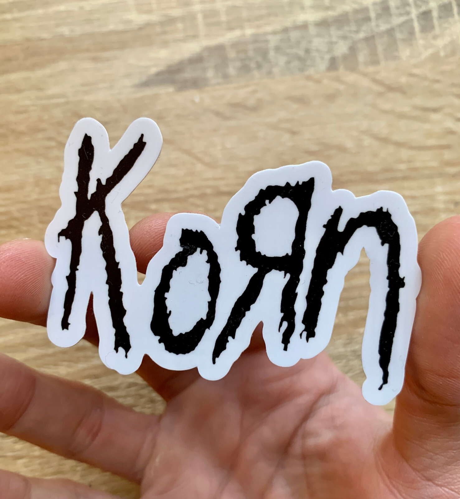 Korn Vinyl Decal Rock Music Nu Metal Band Car Window Laptop Guitar Sticker