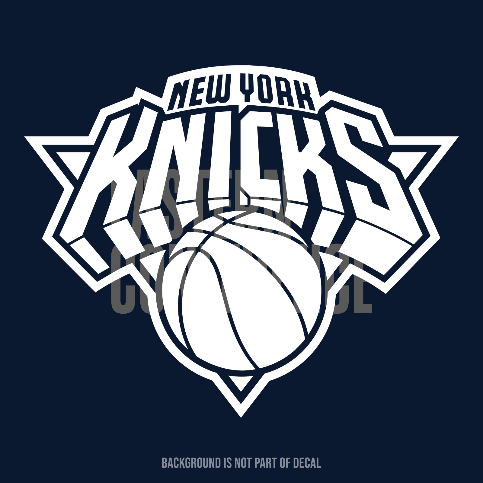 New York Knicks Vinyl Decal Sticker
