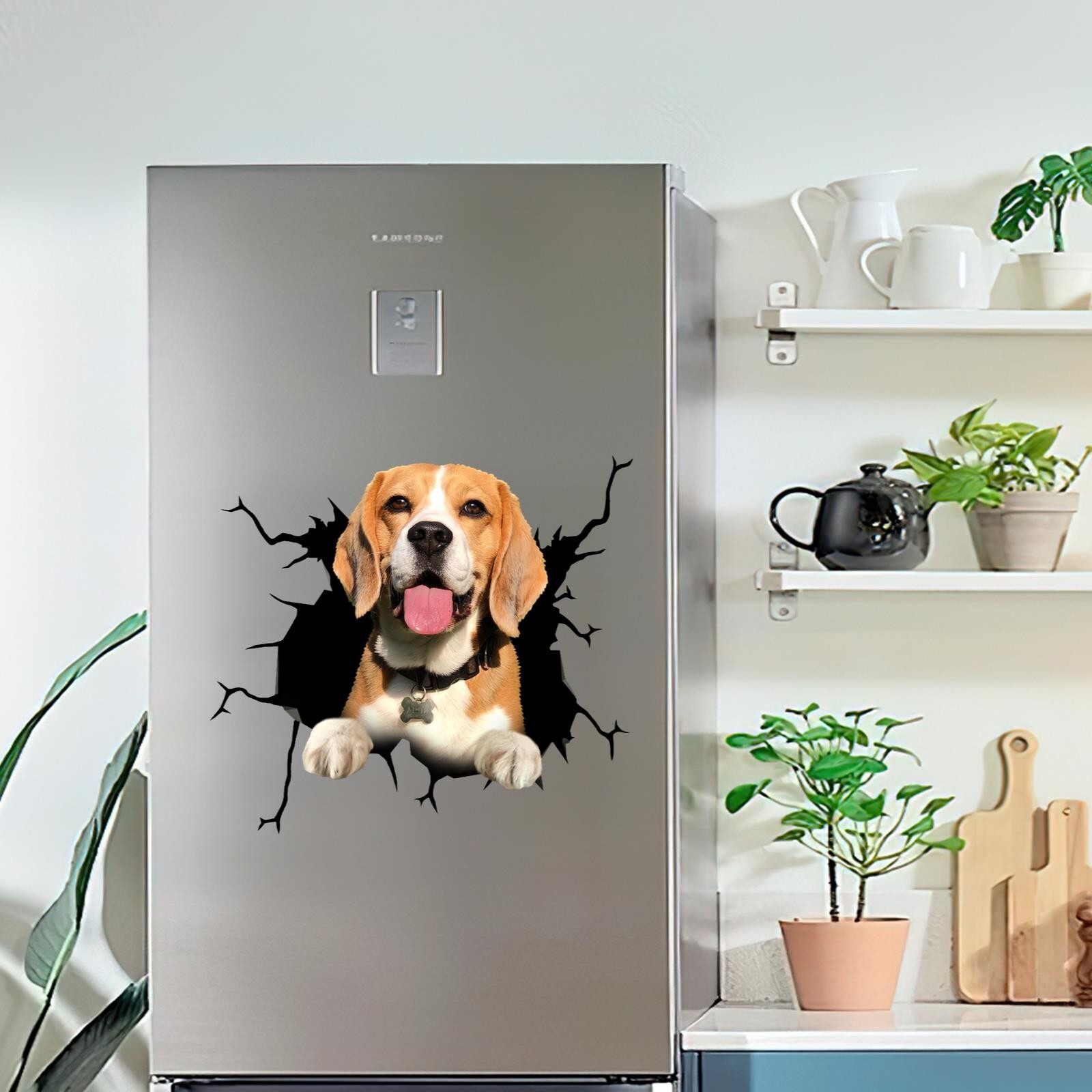 Beagle Bumper Stickers Cars Beagle Dog Gift Funny Face Window Cars Decal