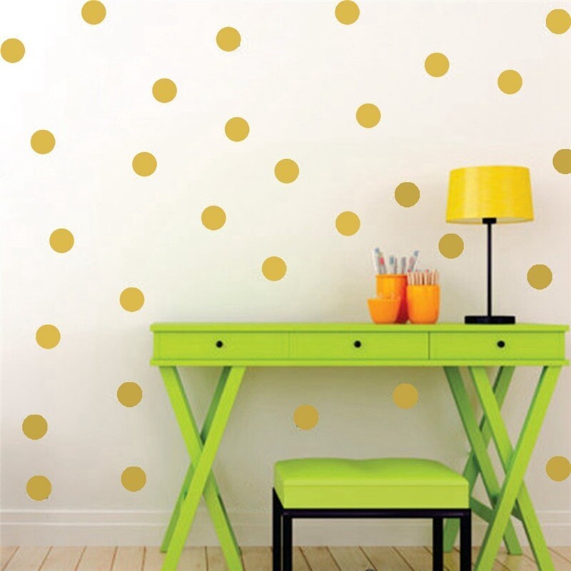 Stickers Decal Dot Wall Decor Spots Child Kids Polka Circle – 3 Colors Vinyl Art