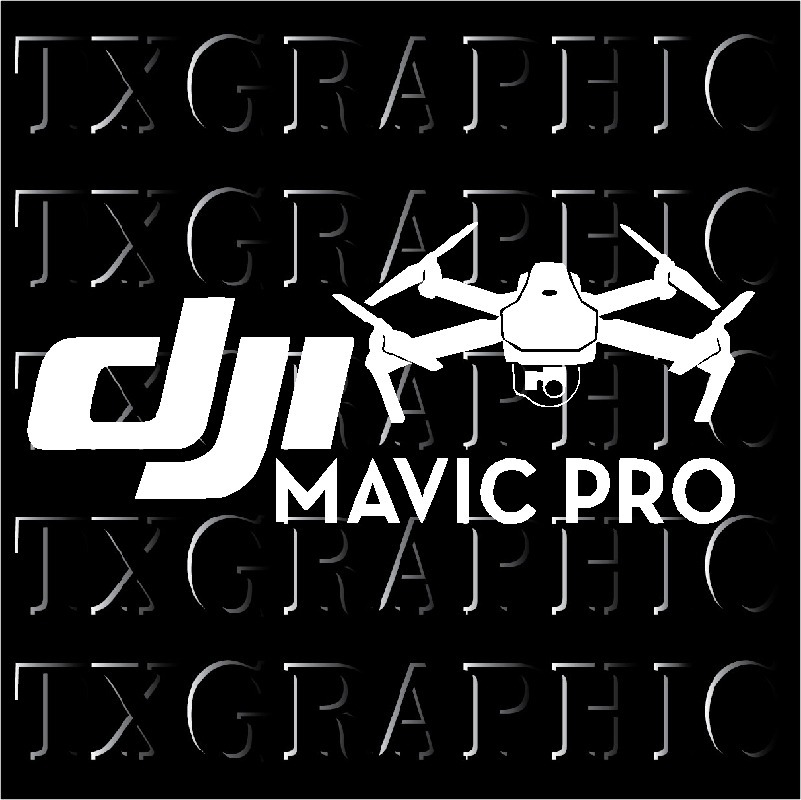 DJI Mavic Pro Decal Quadcopter Camera Drone Sticker Vinyl