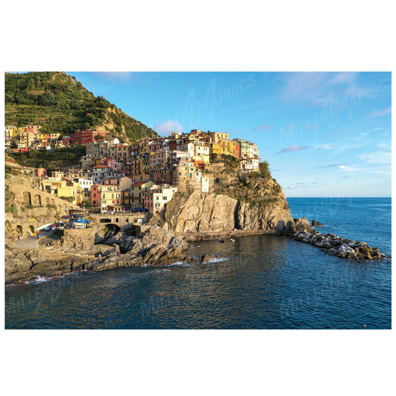 Italy Ocean Beach Scene #3 Wall Decal Sticker Graphic Art – 4 Size Options