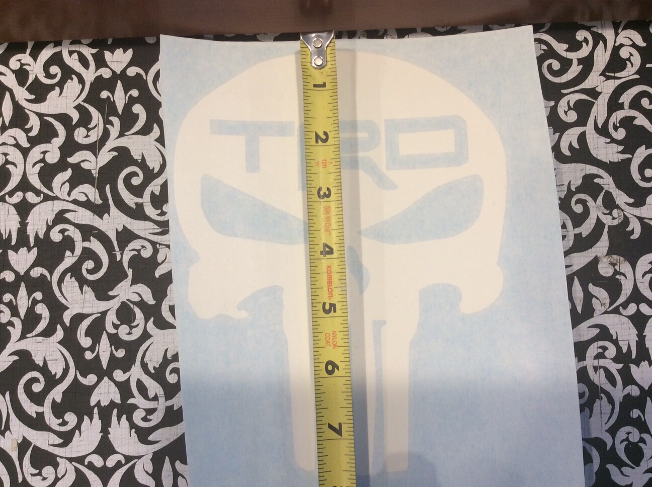 Toyota TRD Skull punisher , Tacoma , tundra . Skull decal , mix and match