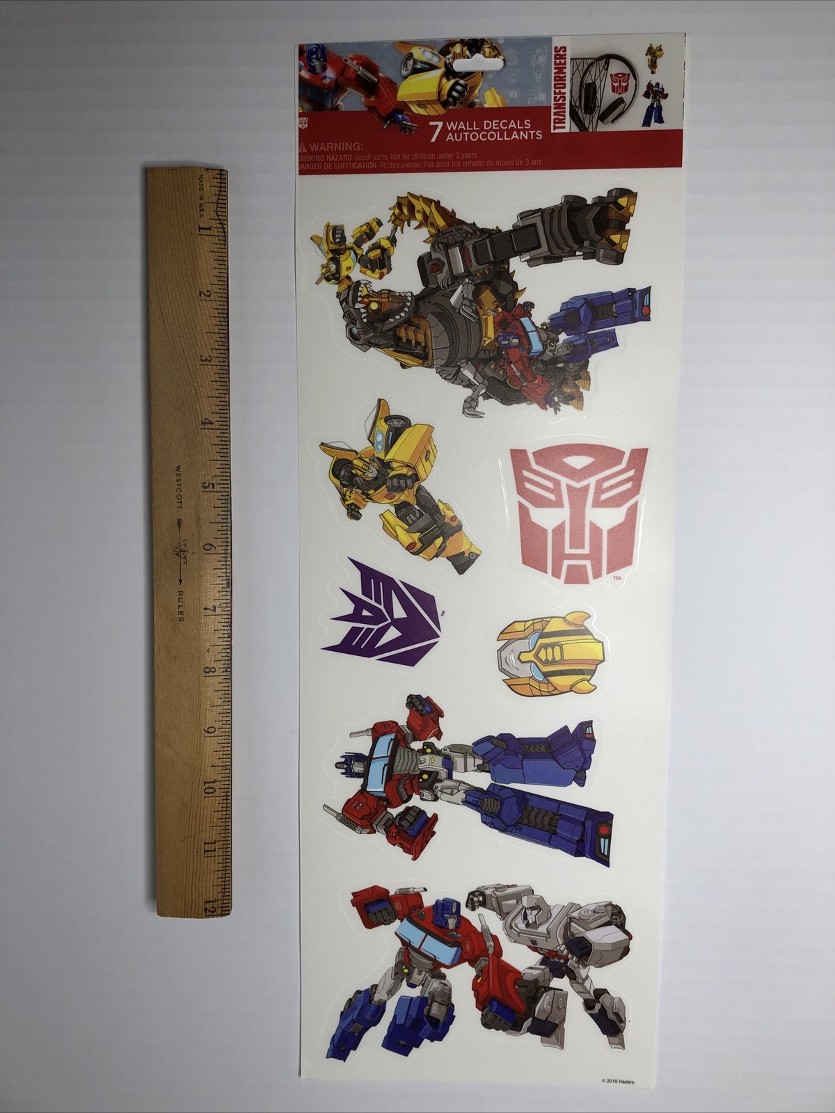 Transformers Wall Decals Removable & Repositionable Made in USA