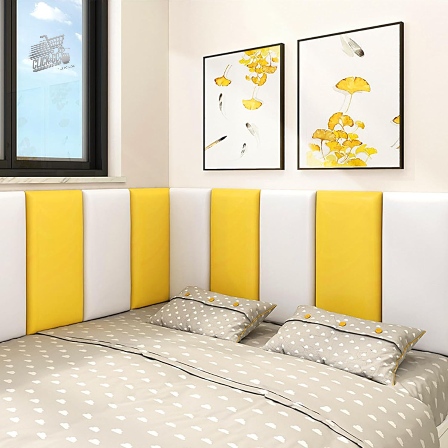 3D Wall Panels Padded Stickers Headboard Bed Kids Wall Saving Moleproof