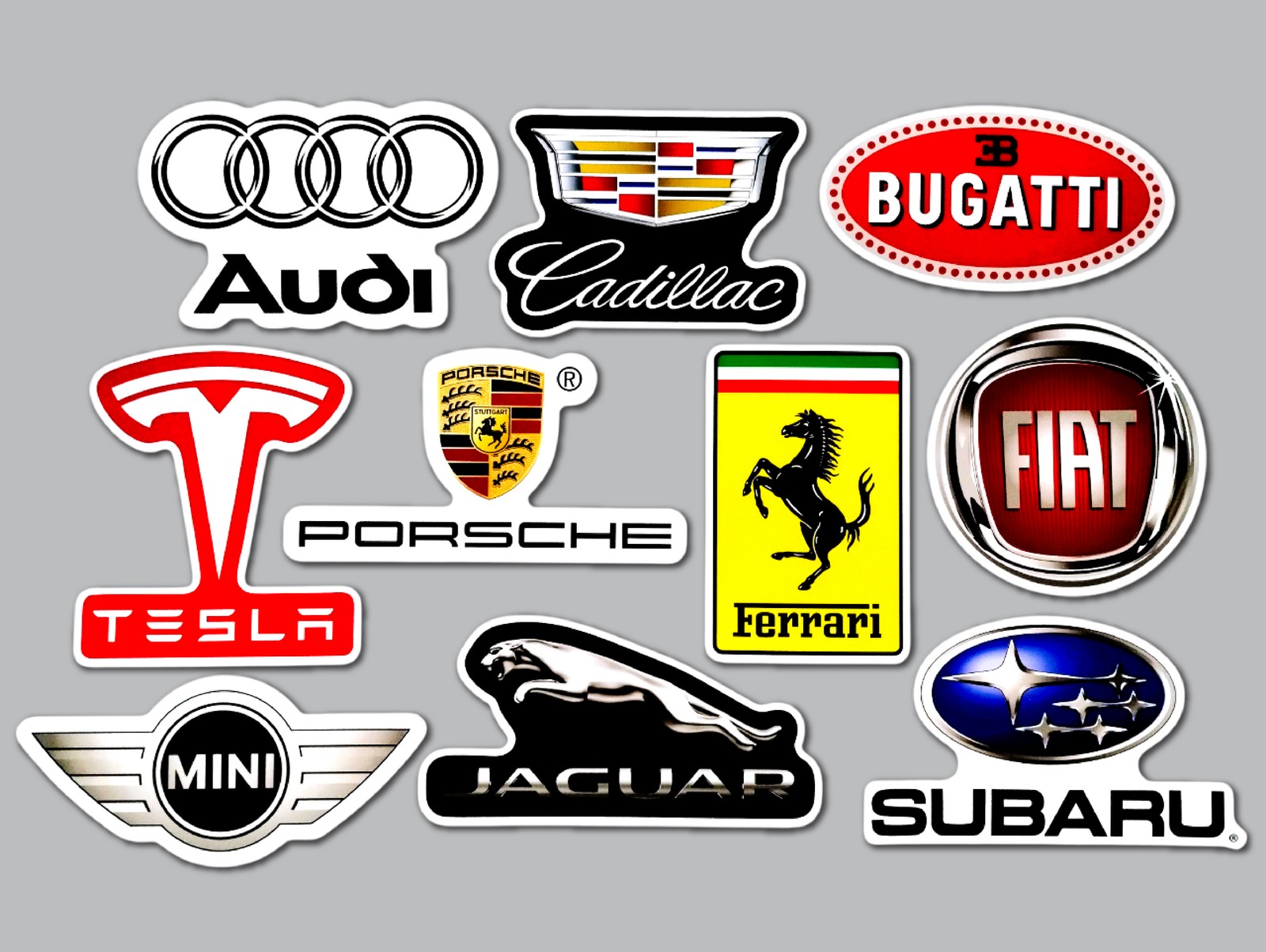 Car / Truck / SUV Vinyl Sticker Lot (10 Pack) SET 3 auto sports car muscle race