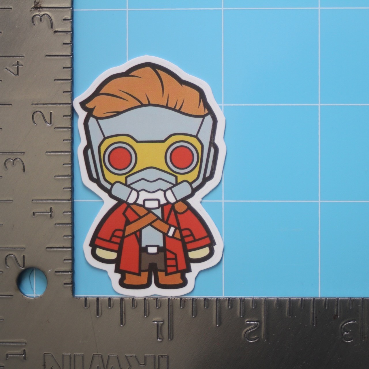 Marvel Universe Sticker (STAR-LORD) MCU Superheroes, Gloss PVC Decal