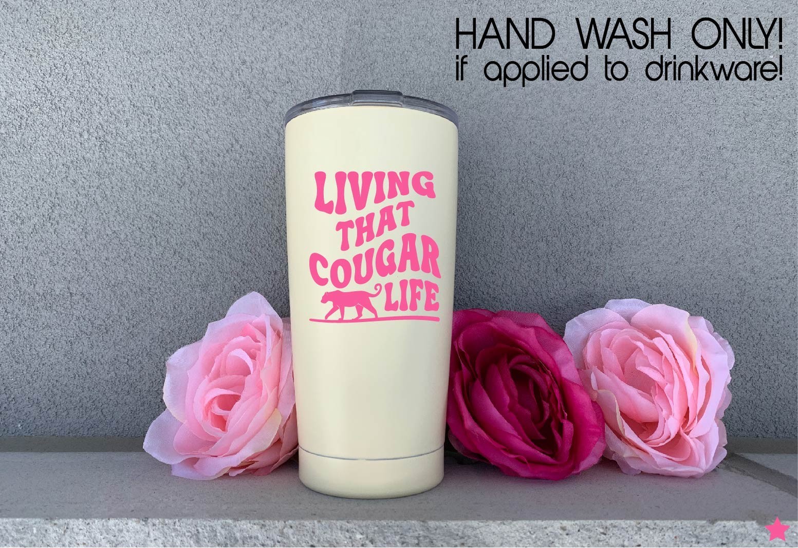 Living That Cougar Life Decal Sticker Prowl Mature Women Funny Dating Gift Men