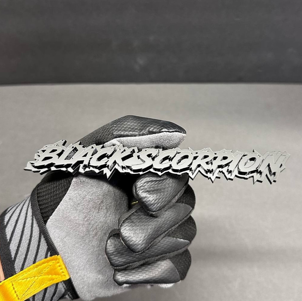 Custom Acrylic Lazer-Cut Car Emblem Badge MULTICOLOR Customized Text Names.
