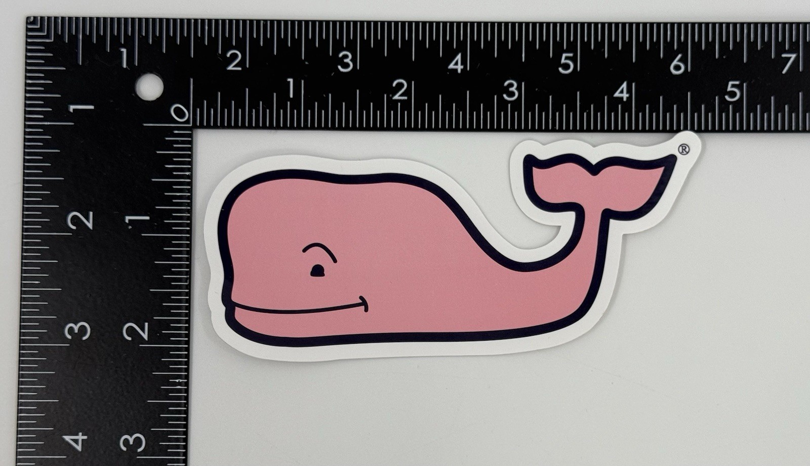 Vineyard Vines Plain (No Theme) Pink Whale Sticker Decal New