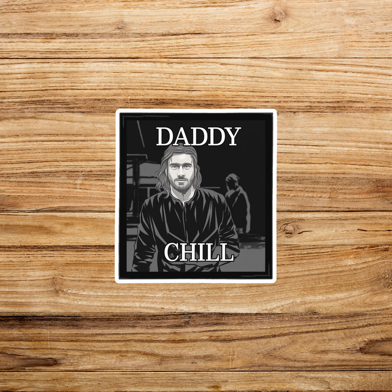 Daddy Chill Funny Eddie Vedder Pearl Jam Grunge Rock Sticker Decal #2842