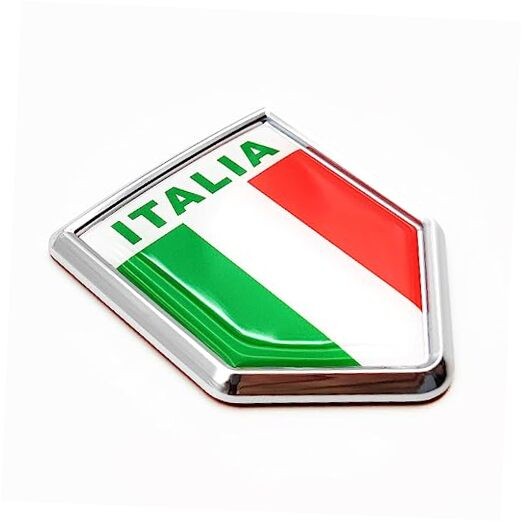Italy Flag Decal Stickers Car Emblem Italian Car Accessories Decorations