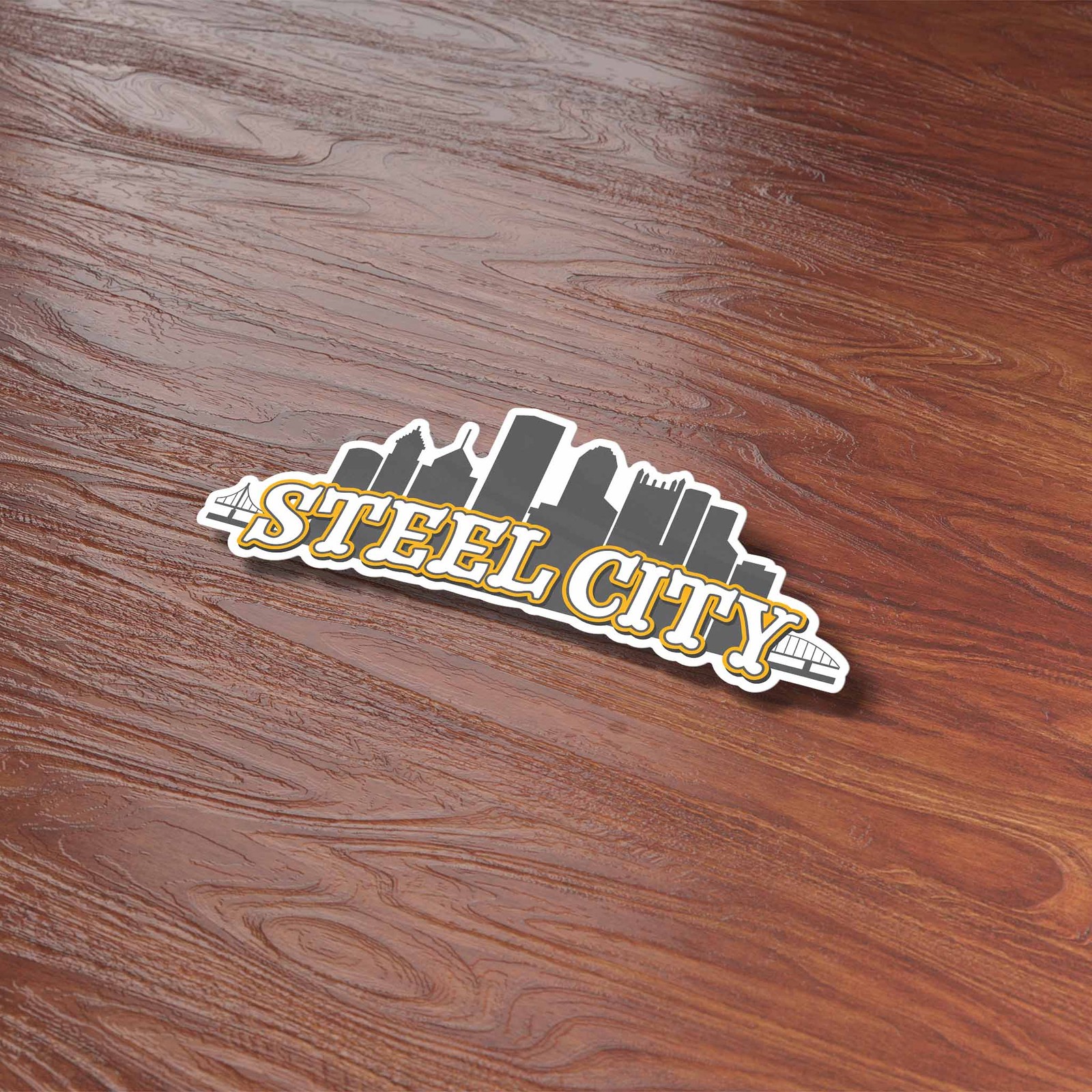 Steel City Pittsburgh Sticker – PGH Pennsylvania Decal