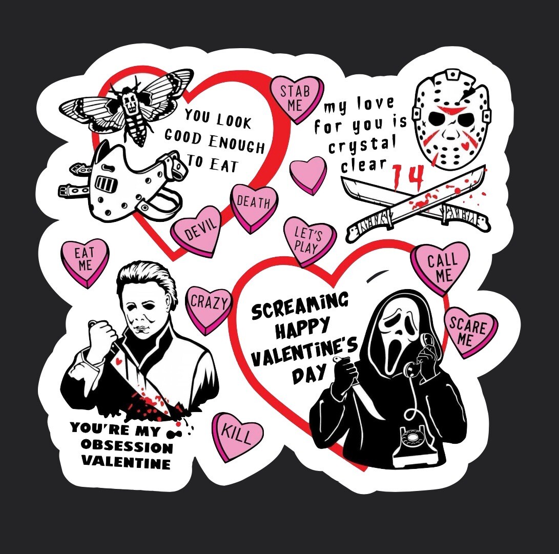 Anti Valentine Sticker – Love Gift Happy Valentine’s Day Cup Card Envelope