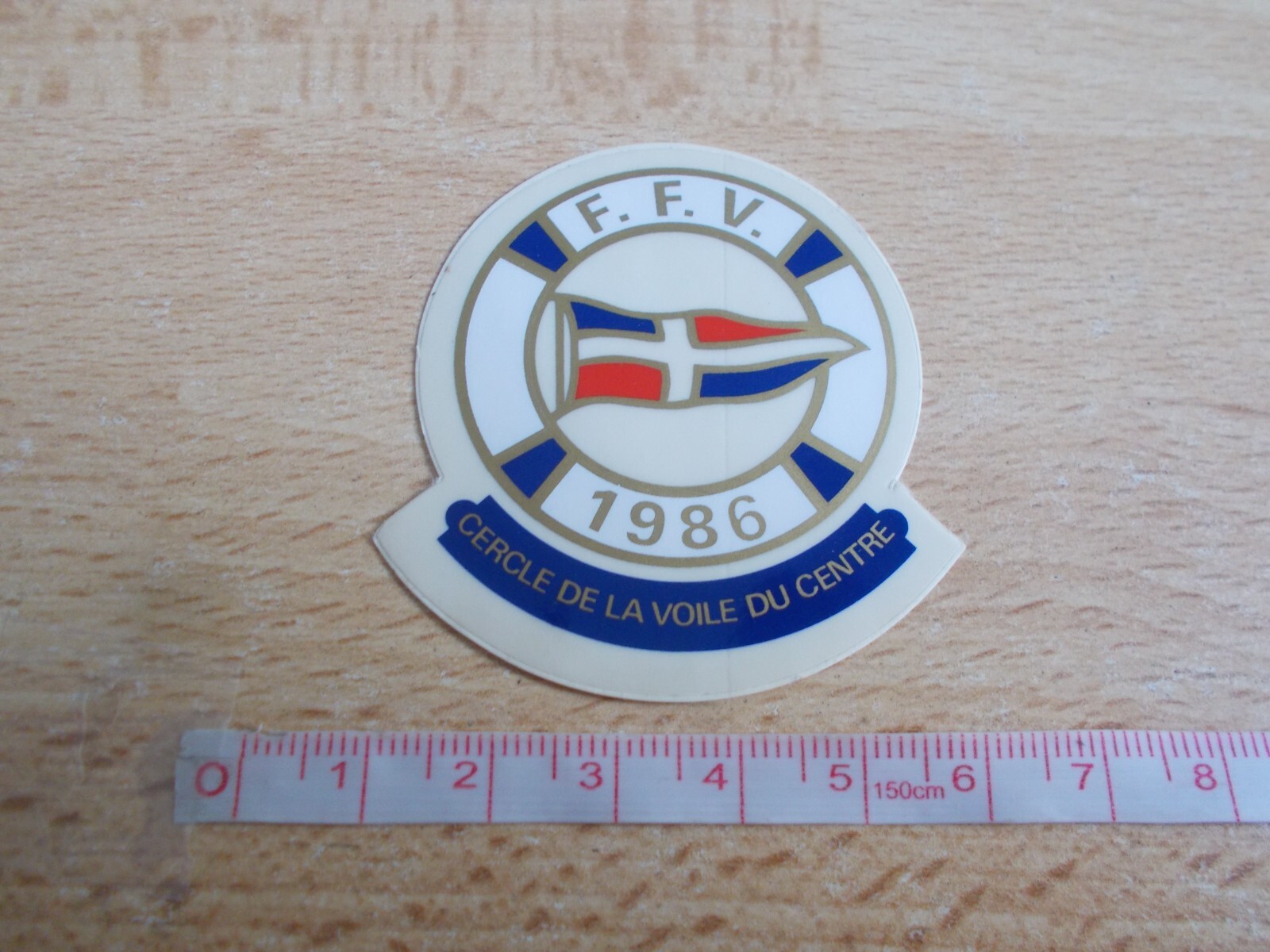 Sticker Federation French Of Sail – Circle Of La Sail From Center 1986