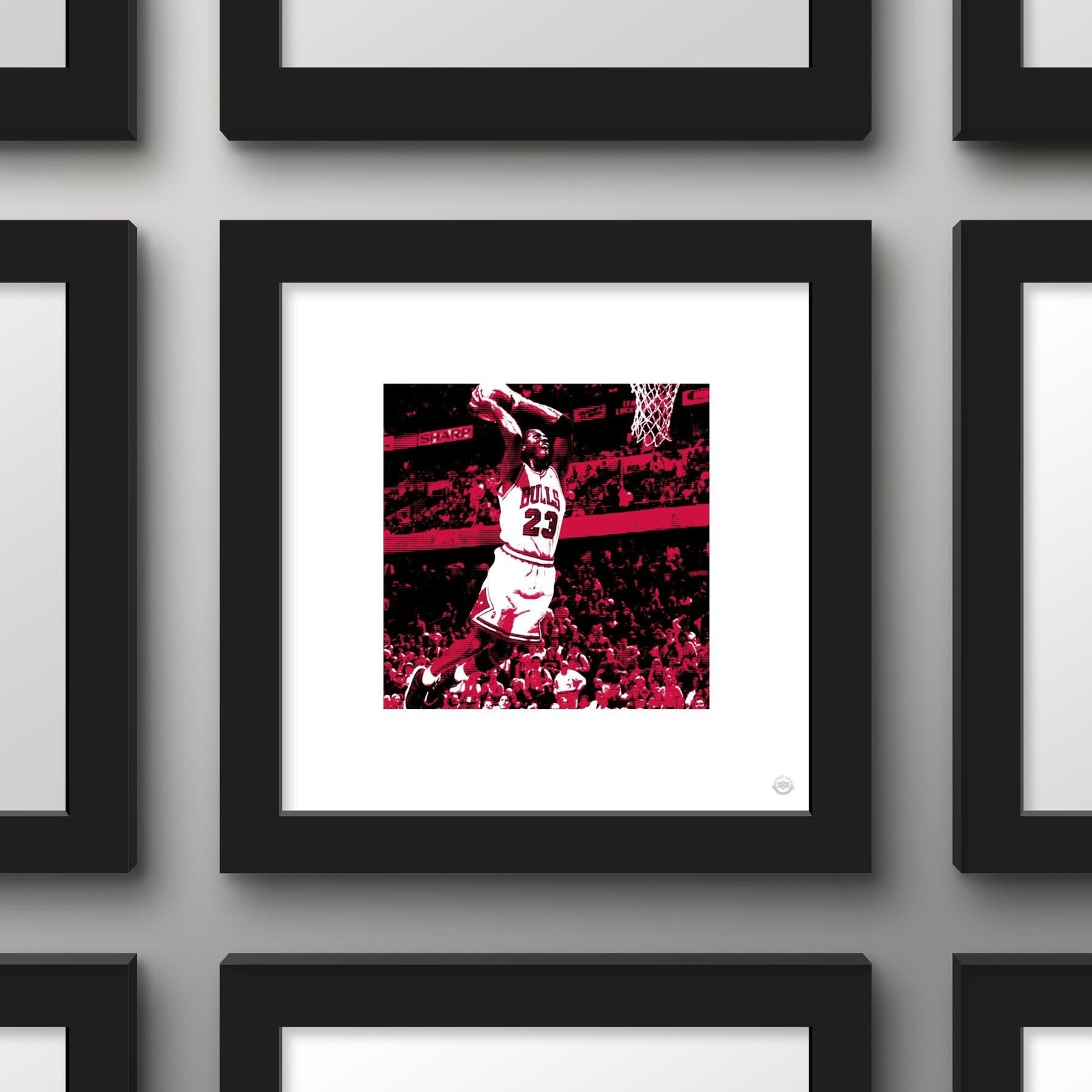 Trends International Gallery Pops Michael Jordan – Two-Handed Dunk Wall Art W…