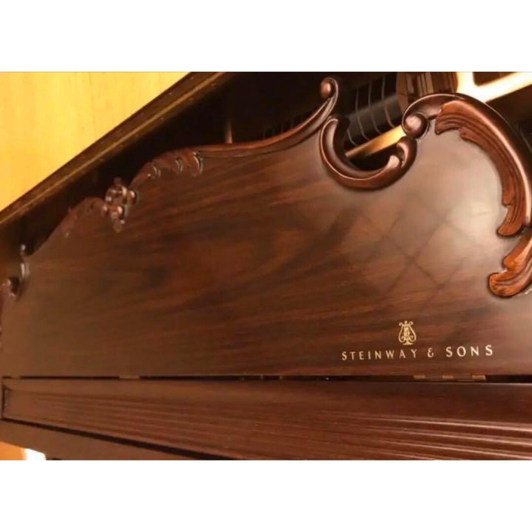 Steinway Piano Painting Decal Sticker 2 Types, Total Of 5 Pieces for iPhone etc