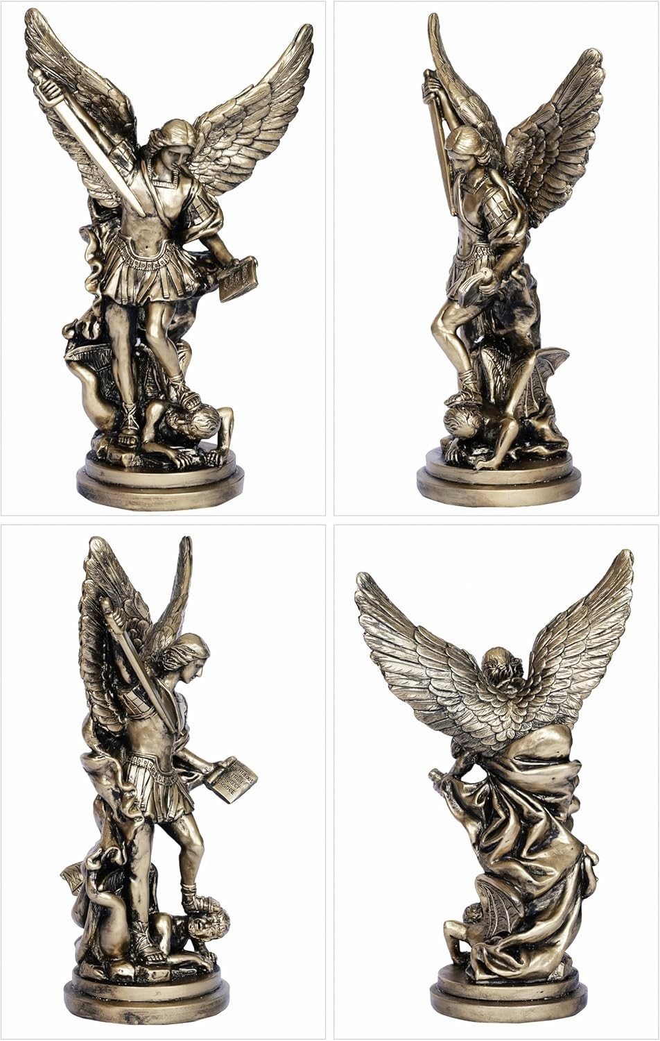 12.2in St Michael Archangel Statue San Miguel Arcangel Statue Saint Michael Defe