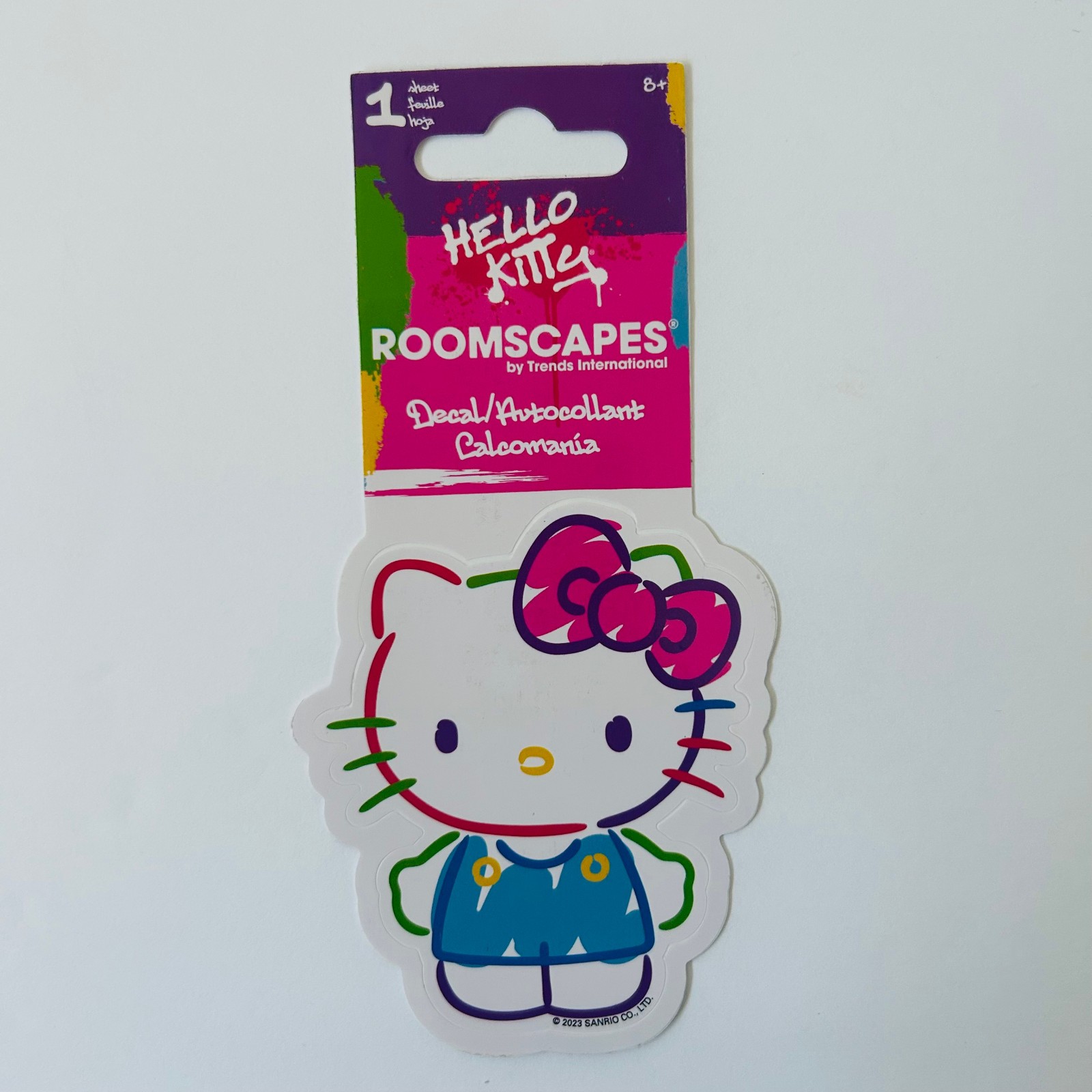 3 ROOMSCAPES DECALS | Care Bears | Hello Kitty | Strawberry Shortcake