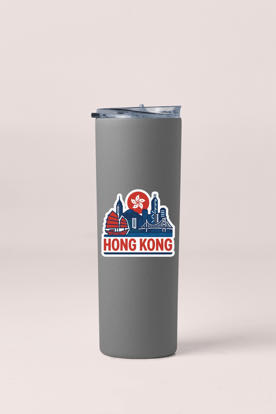 Hong Kong Sticker Decal Vinyl Die-Cut City Skyline Landmark Design