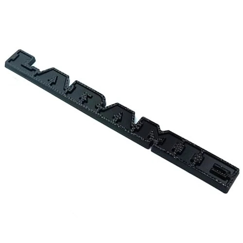 1Pc 2019 2020 Laramie Emblem 3D Badge Tailgate Rear Nameplate Sticker Black