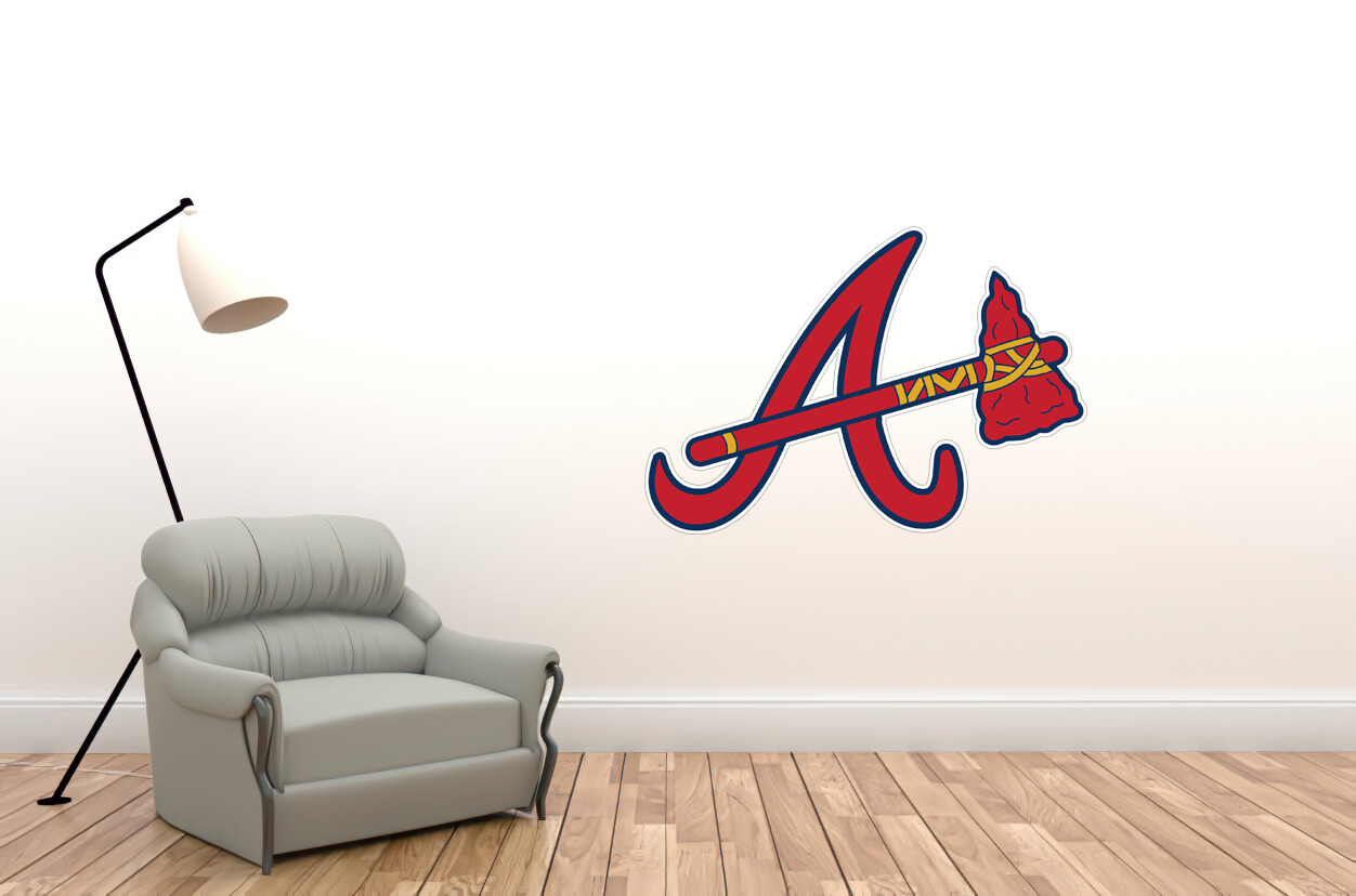 Wall Decal Atlanta Braves Logo – MLB Decor Vinyl Art Mural Sport Sticker