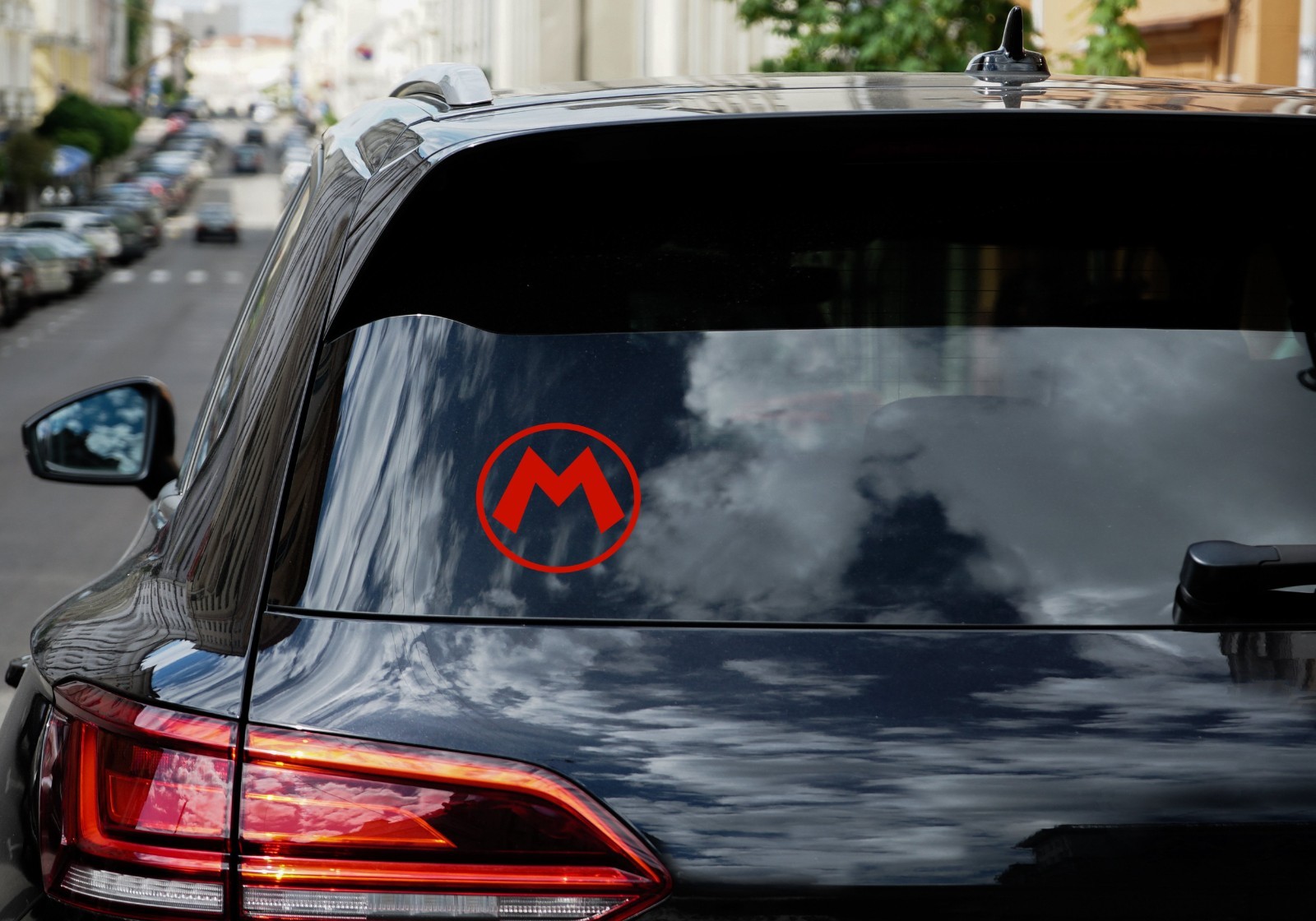 Super Mario Bros M Hat Logo Die Cut Vinyl Decal Sticker Car Window Laptop