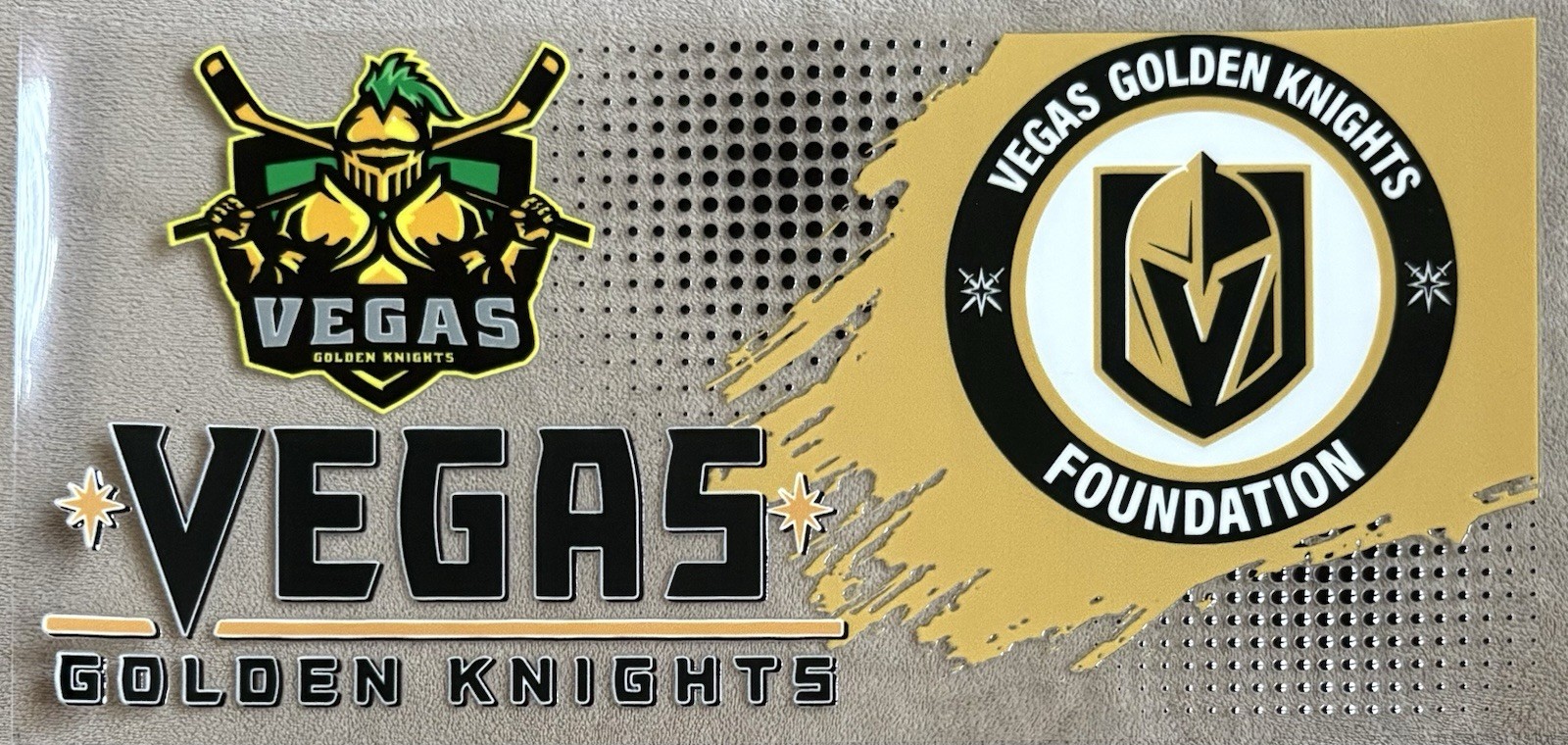 LAS VEGAS Hockey Team UV DTF Waterproof Transfer Sticker Cup Wrap DIY Cups