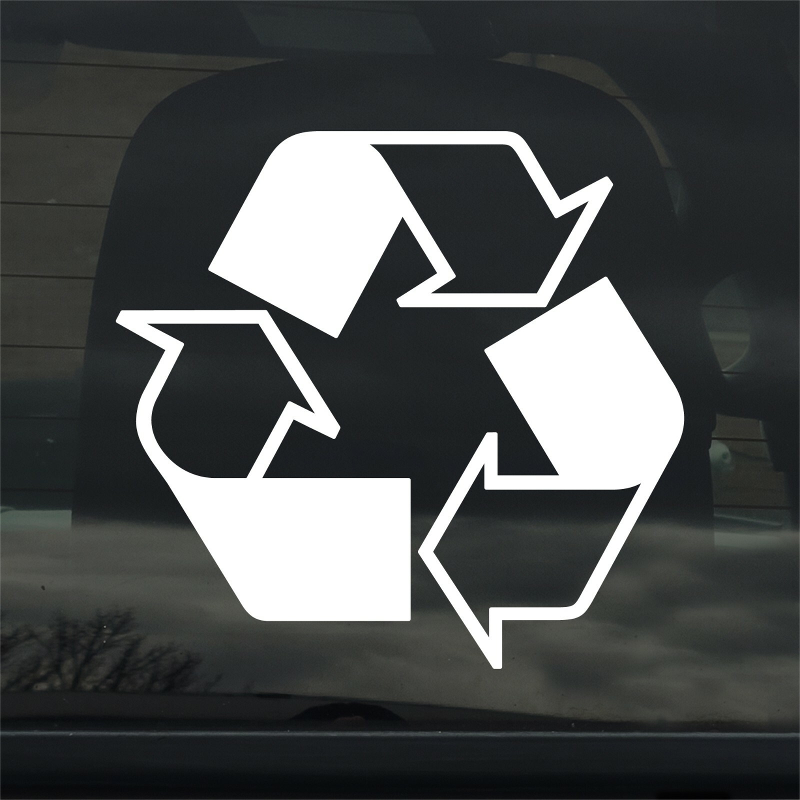 Recycle Symbol – Reduce, Reuse, Renew – Custom Vinyl Sticker – Decal